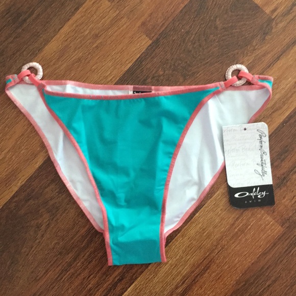 Oakley Beached Neo Viridian Bikini Bottom - Picture 2 of 9